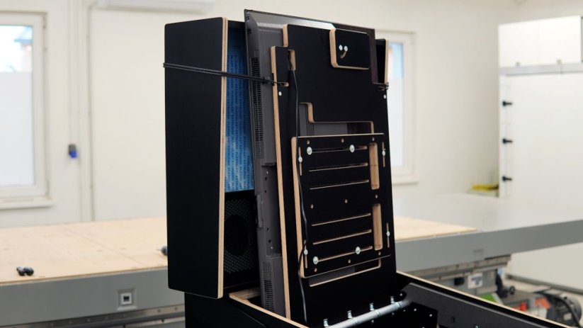 Ultra-Widebody Kabinet für virtuellen Flipper (VPin) - Premium Kit (Bausatz)