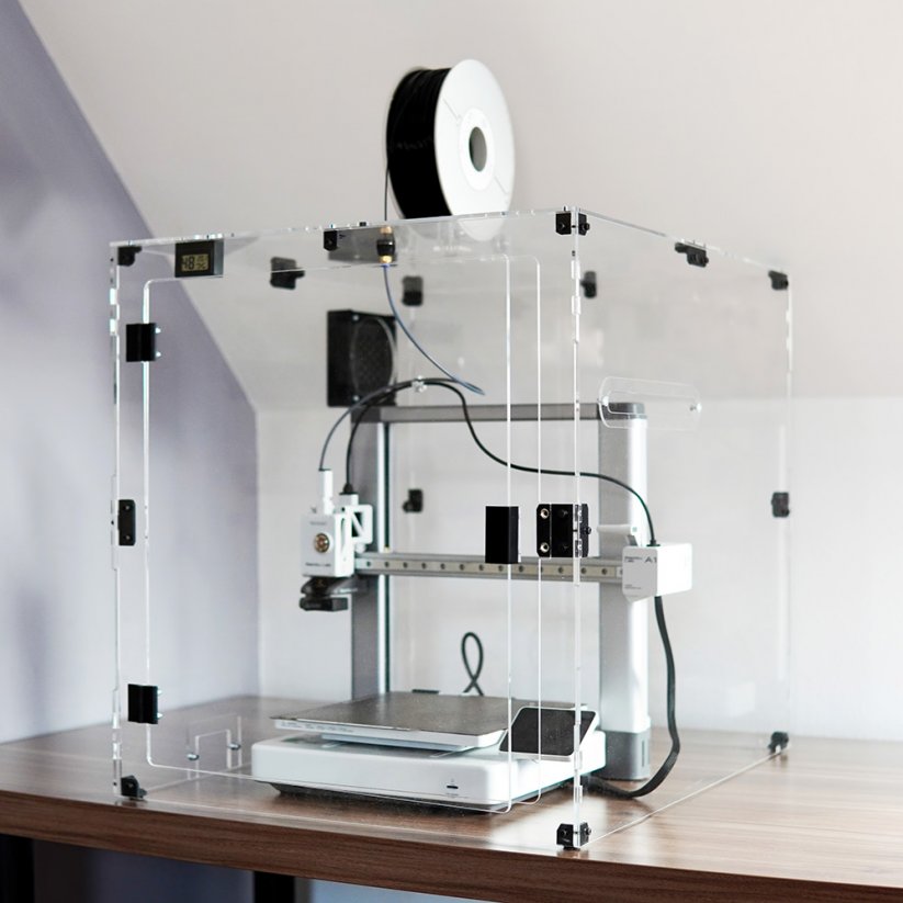 TF Acrylic - 3D Drucker Gehäuse für Bambu Lab A1