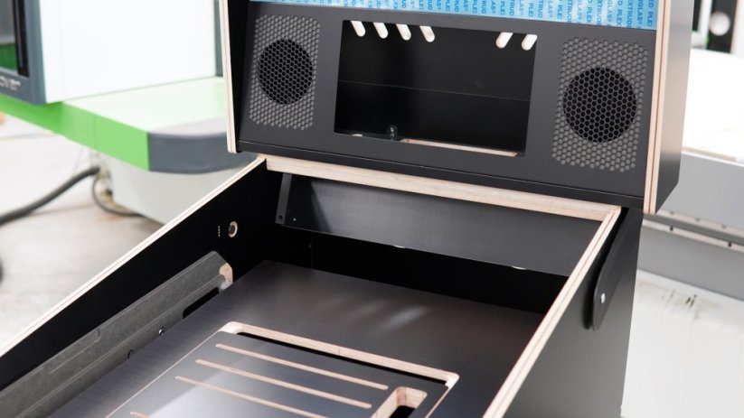 Ultra-Widebody Kabinet für virtuellen Flipper (VPin) - Premium Kit (Bausatz)