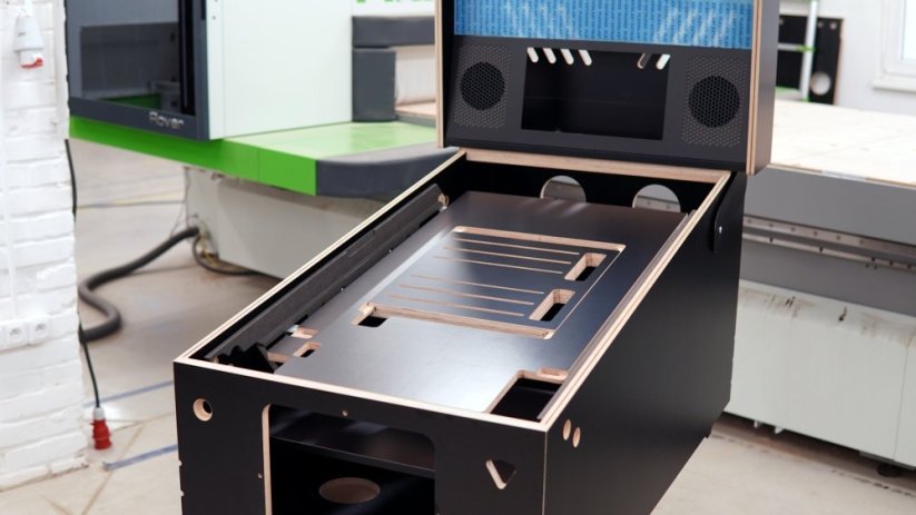 Ultra-Widebody Kabinet für virtuellen Flipper (VPin) - Premium Kit (Bausatz)