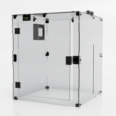 TF Acrylic - vyššia verzia boxu pre 3D tlačiarne Prusa MINI s MINI base základňou