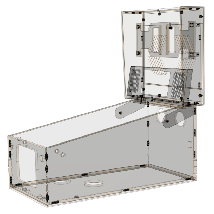 Widebody Virtual Pinball kabinet (VPin) – Essential Kit (stavebnice)