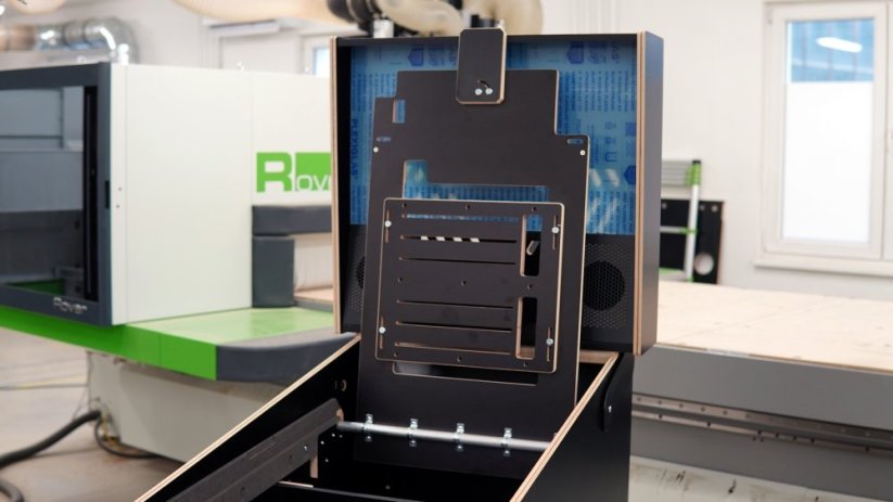 Ultra-Widebody Kabinet für virtuellen Flipper (VPin) - Premium Kit (Bausatz)