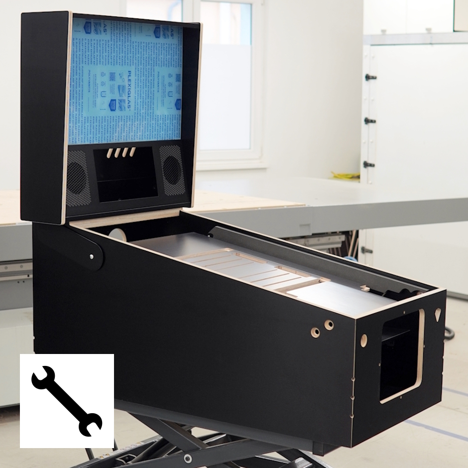 PC ユニバーサルWIN バーチャルパーラー Ultra-Widebody Virtual Pinball Cabinet (VPin) - Premium Flat-Pack Kit