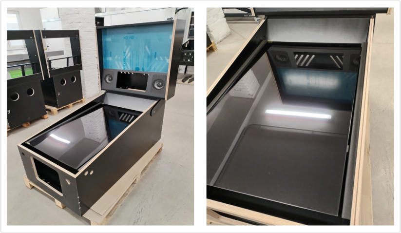 Widebody Virtual Pinball Cabinet (VPin) - Premium Flat-Pack Kit
